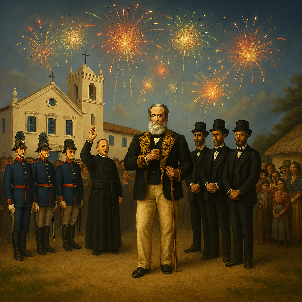 Chegada de Dom Pedro II a Nova Almeida